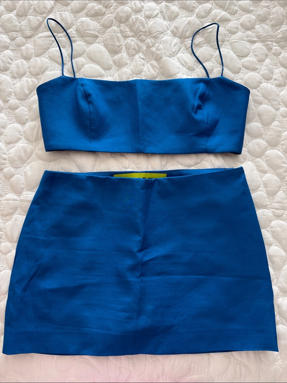 Gauge81 Electric Blue Mini Skirt